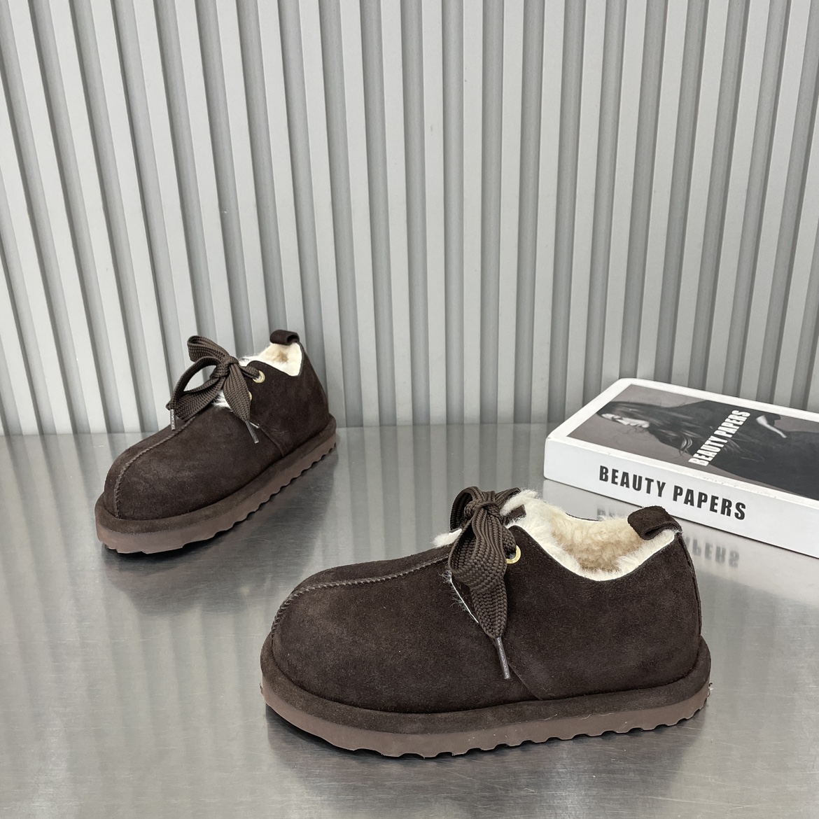 冬季新款英伦风雪地靴低帮棉鞋