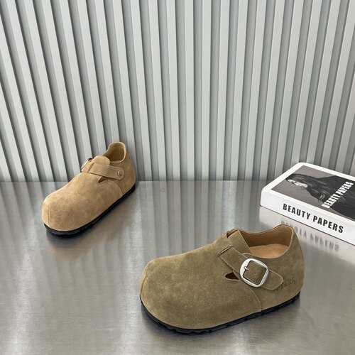 休闲舒适勃肯鞋女时尚女皮带扣鞋