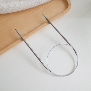编织工具65CM三燕环形针不锈钢圈针