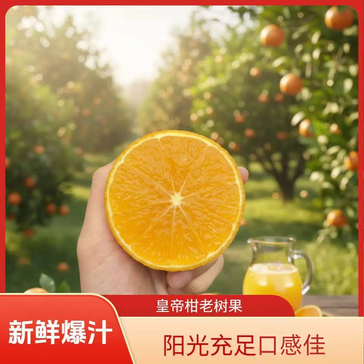 皇帝柑广东正宗沃丹霞贡柑新鲜当季特大水果孕妇甜蜜橙桔橘子整箱
