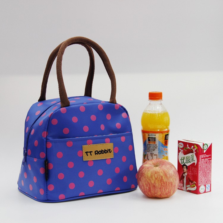 午餐手拎儿童学生便当包带饭包袋加厚防水旅游户外野餐保温饭盒包