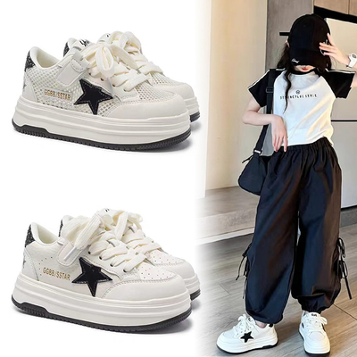 女童鞋子春秋新款儿童休闲板鞋