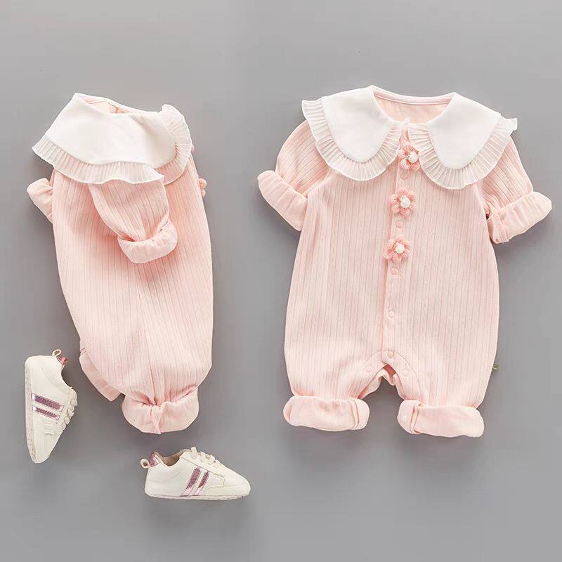 婴儿衣服秋装新生女宝宝连体衣公连身衣/爬服/哈衣