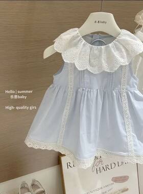 婴儿衣服夏季洋气宝宝连体衣夏装女婴满月百天公主包屁衣夏天裙子