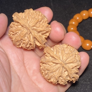 苹果园狮子头44尺全品文玩核桃一物一图实物拍摄珊瑚纹原装 不走酱