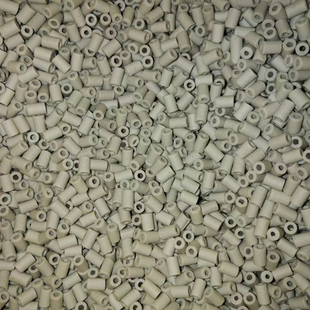 6毫米 耐高温陶瓷套管电炉丝烤箱绝缘瓷珠内径2mm