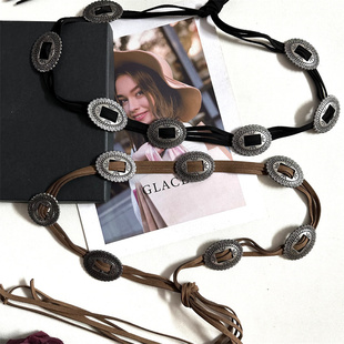 2025 小皮带配饰新款 高级感波西米亚腰带女装 饰配裙子连衣裙牛仔裤