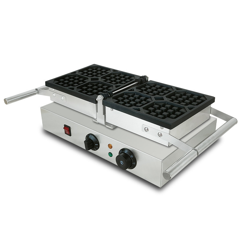 杰亿fy-2201abd电热华夫饼机器商用翻转松饼机烤炉格子饼小吃设u.
