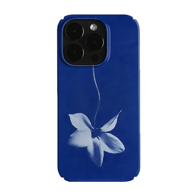 蓝色花朵艺术小众适用高级感卡通iPhone16pro+苹果15promax菲林手机壳新款13/1214proVIVO90