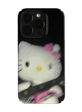 kt猫玩偶艺术小众适用高级感卡通iPhone17pro+苹果16promax菲林手机壳新款14/15VIVO90