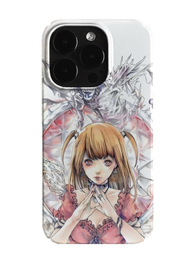 死亡笔记弥海砂可爱二次元Y2K小众动漫卡通iPhone14pro+苹果15promax菲林手机壳新款13/12mini的适用华为p60