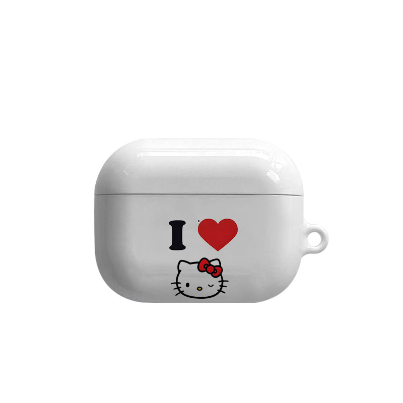 我爱kt猫艺术适用苹果耳机保护套airpodspro2无线蓝牙耳