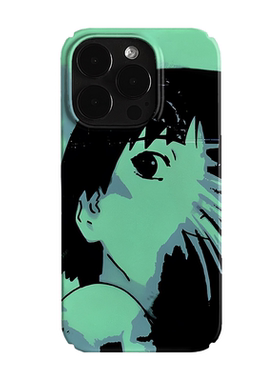 绿色二次元抽象潮流艺术小众适用高级感卡通iPhone14pro+苹果15promax菲林手机壳新款13/12VIVO90