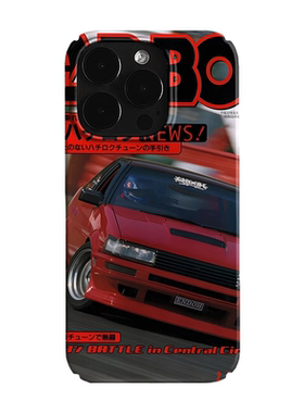 红色赛车复古潮流Y2K艺术小众适用高级感卡通iPhone14pro+苹果15promax菲林手机壳新款13/12VIVO100