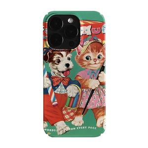 狗狗猫咪复古艺术潮流小众适用高级感卡通iPhone14pro+苹果15promax菲林手机壳新款13/12小米14