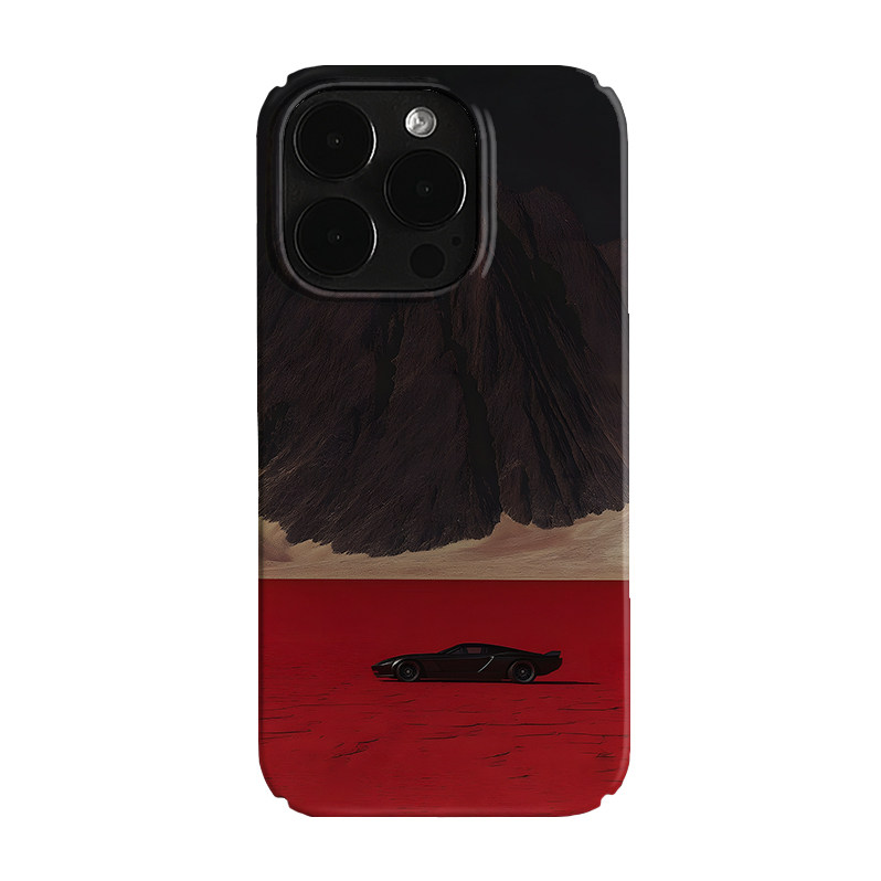 黑色跑车艺术小众适用高级感卡通iPhone16pro+苹果15promax菲林手机壳新款13/1214proVIVO90