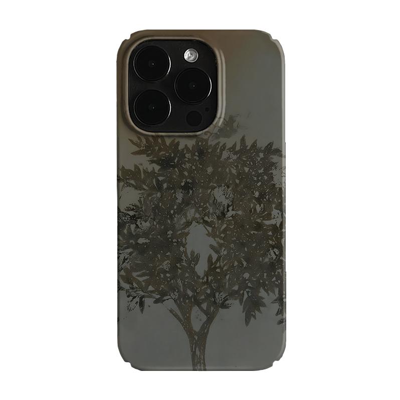 暗黑系树木艺术小众适用高级感卡通iPhone16pro+苹果15promax菲林手机壳新款13/1214proVIVO90