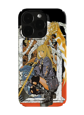 死亡笔记小众动漫卡通iPhone14pro+苹果15promax菲林手机壳新款13/12mini的适用华为p60pro