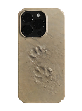 泥巴上的动物脚印艺术小众适用高级感卡通iPhone16pro+苹果15promax菲林手机壳新款13/1214proVIVO90