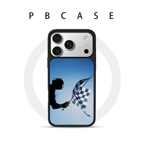 赛车旗帜适用于苹果华为手机壳17promax磁吸肤感玻璃iPhone16新款15小众INS风14高级13简约12高级感