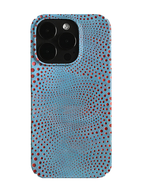 红色波点艺术小众适用高级感卡通iPhone16pro+苹果15promax菲林手机壳新款13/1214proVIVO90