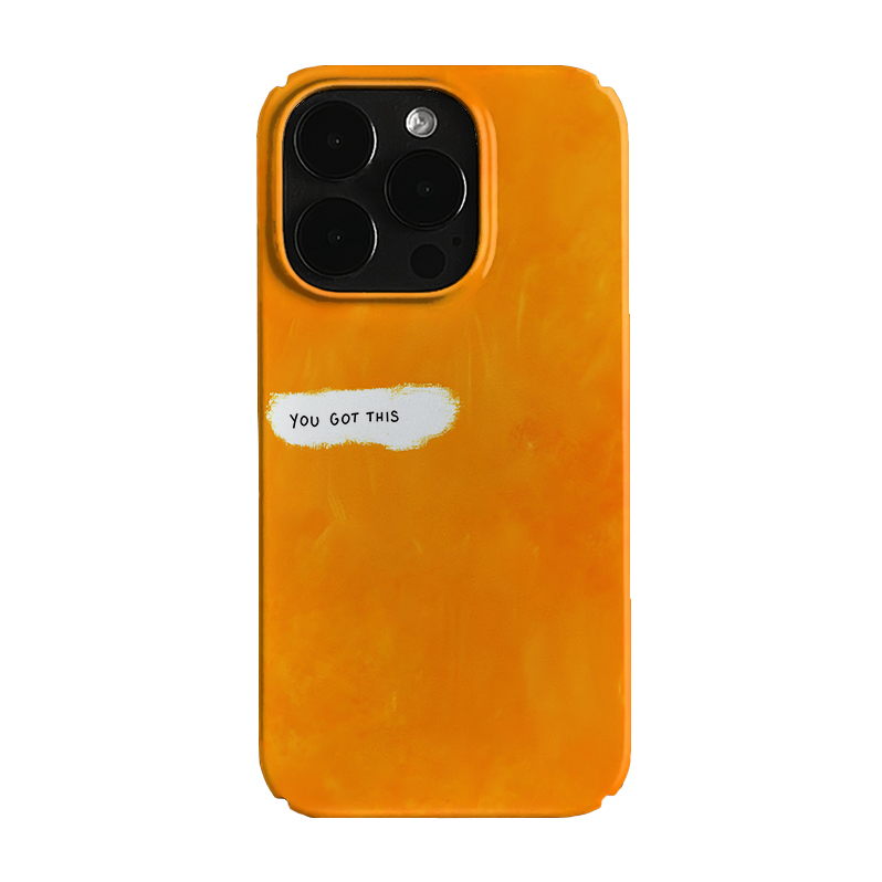 yougotthis字母艺术小众适用高级感卡通iPhone14pro+苹果15promax菲林手机壳新款13/12VIVO90