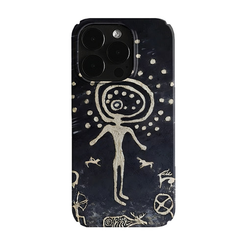 复古外星人艺术小众适用高级感卡通iPhone16pro+苹果15promax菲林手机壳新款13/1214proVIVO90