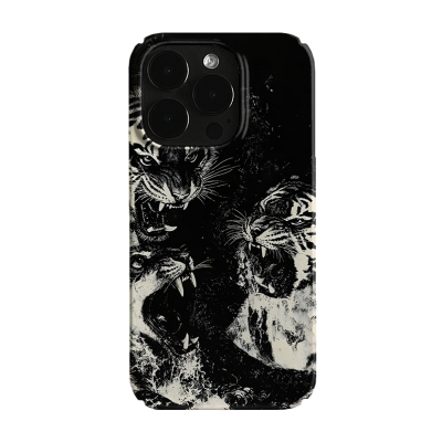 暗黑老虎艺术小众适用高级感卡通iPhone16pro+苹果15promax菲林手机壳新款13/1214proVIVO90