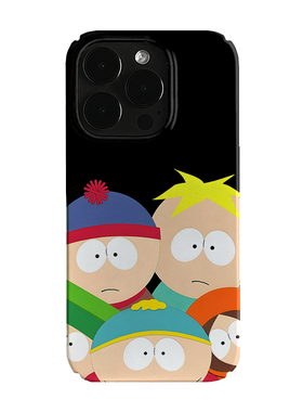 南方公园艺术小众适用高级感卡通iPhone16pro+苹果15promax菲林手机壳新款13/1214proVIVO90