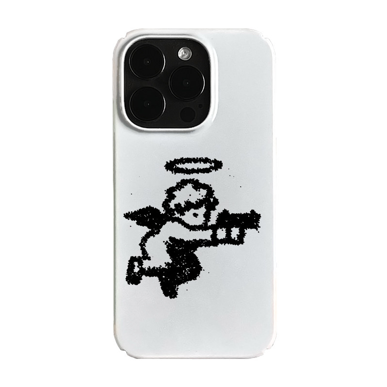 射击小子艺术小众适用高级感卡通iPhone16pro+苹果15promax菲林手机壳新款13/1214proVIVO90