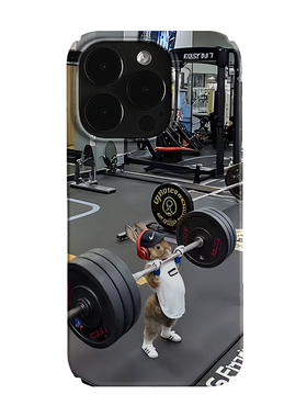 卡通健身兔子艺术小众适用高级感卡通iPhone16pro+苹果15promax菲林手机壳新款13/1214proVIVO90