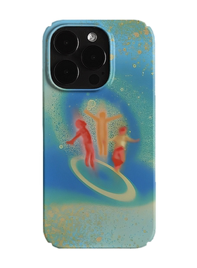 说唱kanye专辑迷幻小孩Y2K艺术潮流小众适用高级感卡通iPhone14pro+苹果15promax菲林手机壳新款13/12