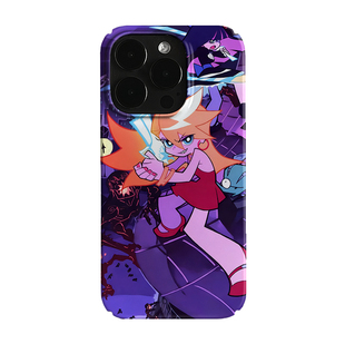 吊带袜天使战斗小众动漫卡通iPhone14pro+苹果15promax菲林手机壳新款13/12mini的适用华为p60pro