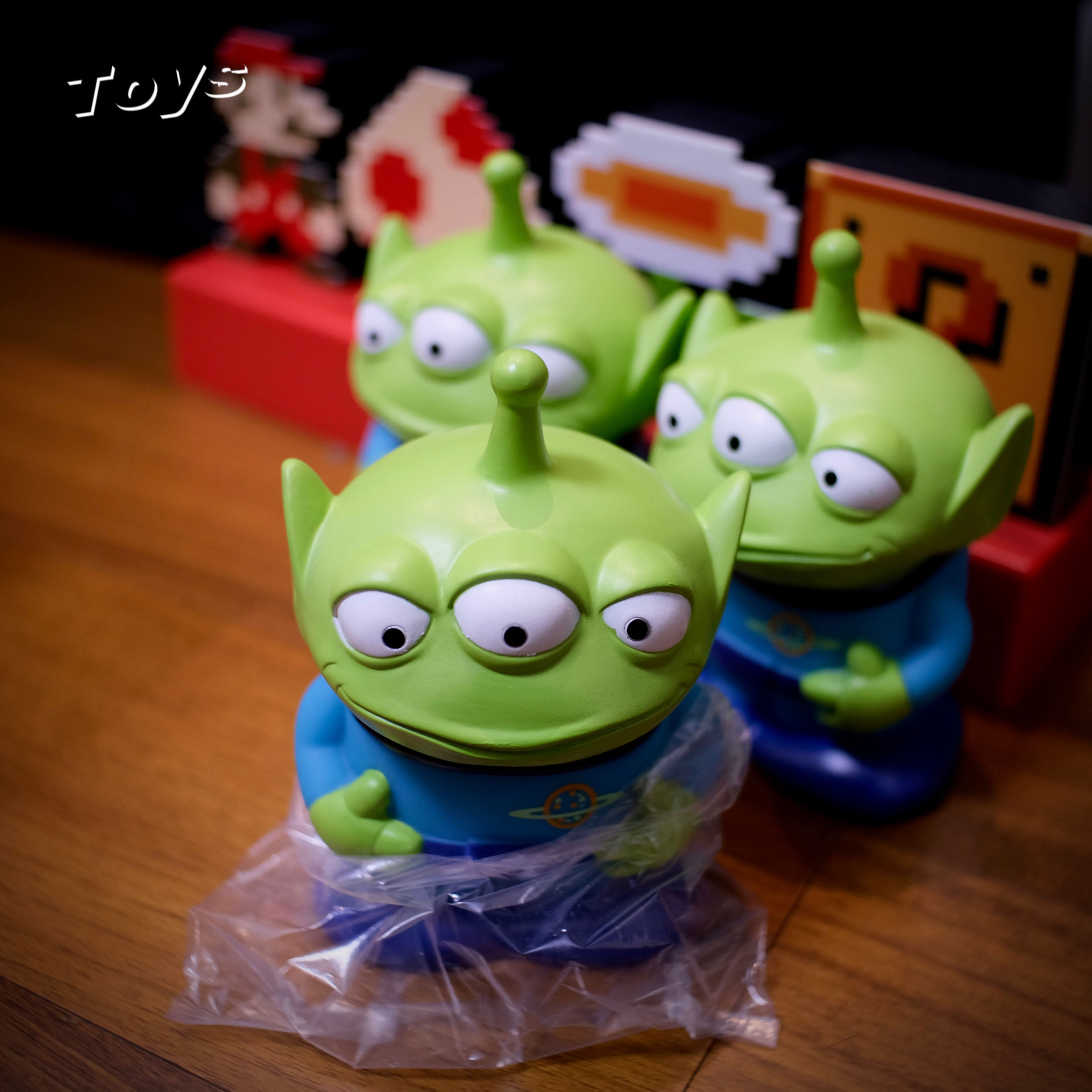 可靠的三眼brothers外星人三眼仔存钱罐玩具family公仔装饰摆件