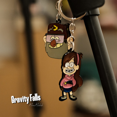 出口外单怪诞小镇钥匙扣挂件包挂