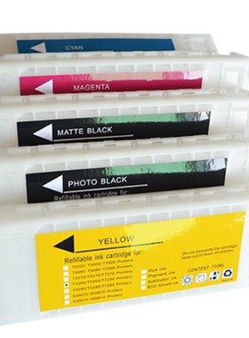 F2000 彩色纺织直喷墨水盒 T7251墨盒 T725A DTG白色纺织涂料墨盒