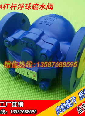 完全替代斯派莎克FT14-10法兰杠杆浮球疏水阀DN15/20/25/32/40/50