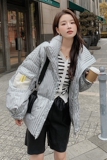 ，数据很好，可主推潮牌短款衣外套077-2303-P150-k218，女装棉衣/棉服，浙宝100