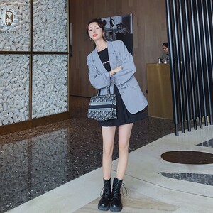 休闲西装女外套小个子时髦秋装2025年韩版时尚chic高级感百搭西服图片