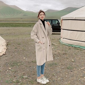 数据很好 加加厚毛呢外套女中长款077—2178—P160—K238图片