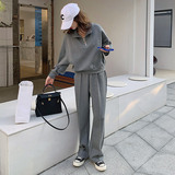 现货春季新款时尚减龄卫衣两件套077-2222-P115控188无差价，女装套装/套裙，浙宝100