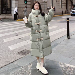 大量现货，上了就能卖可主推豆绿色长款服077-2196-P185-K268图片