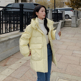 三天出货新款冬季嫩黄短款服外套077-2307-P170-258，女装棉衣/棉服，浙宝100