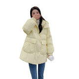 三天出货新款冬季嫩黄短款服外套077-2307-P170-258，女装棉衣/棉服，浙宝100