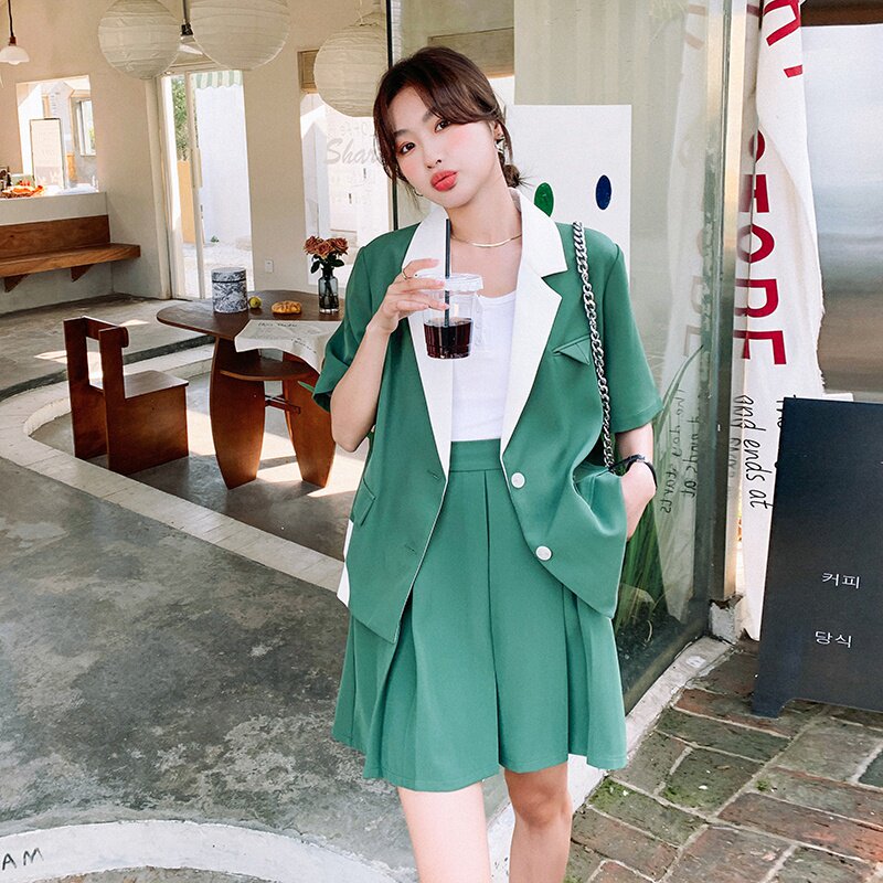 原创，撞色新款套装出货中ZB100-3113-P135-K188,女装套装/套裙,浙宝100