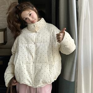[现货】数据，短款波点鸭绒羽绒服外套zB100-7031-p245-k348图片