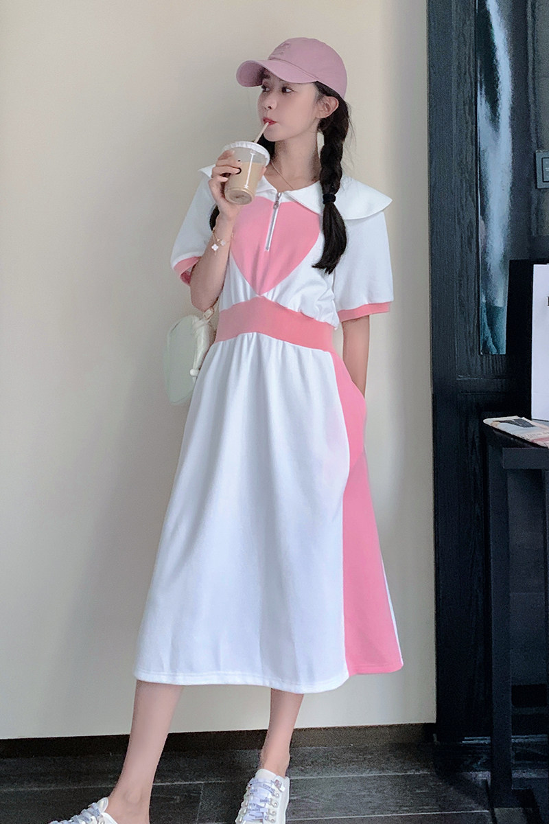 现货主推，数据长款针织拼接连衣裙女B100-3172-P115-k168,女装连衣裙,浙宝100