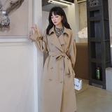 现货主推韩版新款风衣外套中长款ZB100-2198-P135-K188，女装风衣，浙宝100