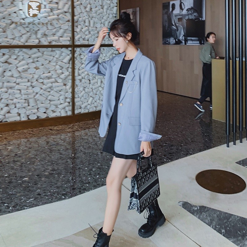 休闲西装女外套小个子时髦秋装2025年韩版时尚chic高级感百搭西服,女装西装,浙宝100