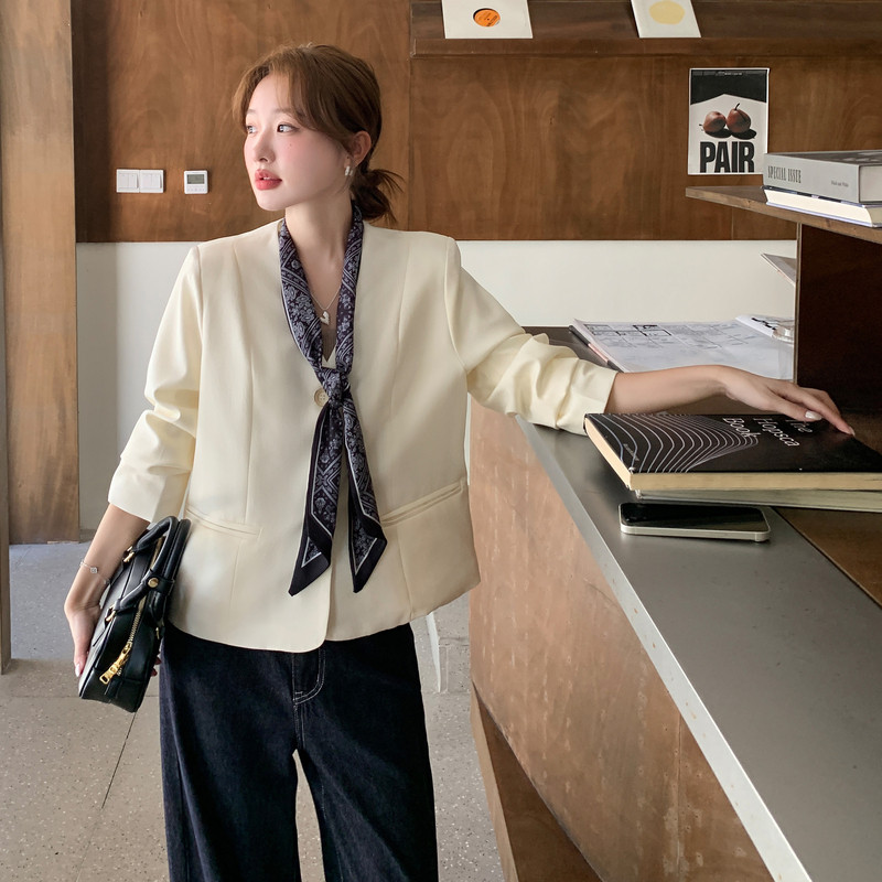 [现货】新款时尚个性小西装外套【配丝巾】ZB100-8661p125-k178,女装套装/套裙,浙宝100